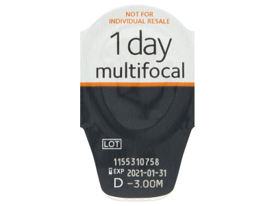 Proclear 1 Day multifocal (30 kom leća) - Pregled blister pakiranja 
