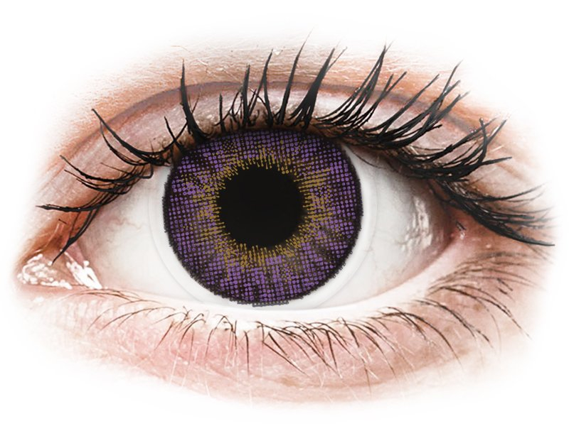 Air Optix Colors - Amethyst - bez dioptrije (2 kom leća) - Kontaktne leće u boji