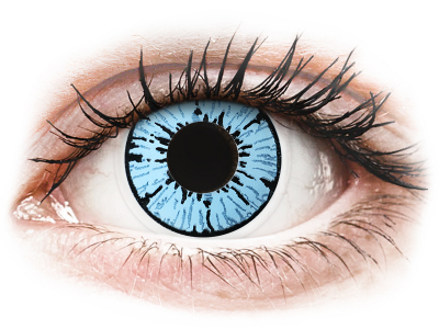 ColourVUE Crazy Lens - Blizzard - bez dioptrije (2 kom leća) - Kontaktne leće u boji