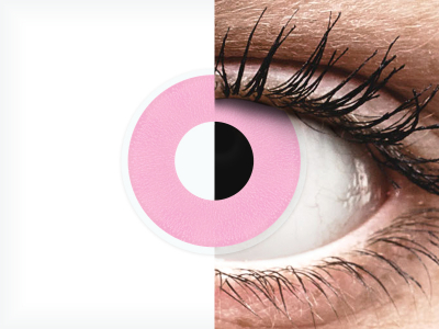 ColourVUE Crazy Lens - Barbie Pink - bez dioptrije (2 kom leća)