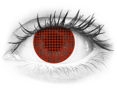 ColourVUE Crazy Lens - Red Screen - bez dioptrije (2 kom leća)