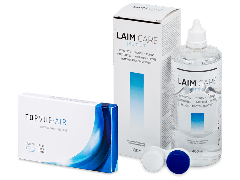TopVue Air (6 kom leća) + Laim-Care 400 ml - Ponuda paketa