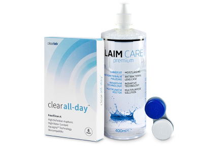 Clear All-Day (6 kom leća) + Laim-Care 400 ml - Stariji dizajn