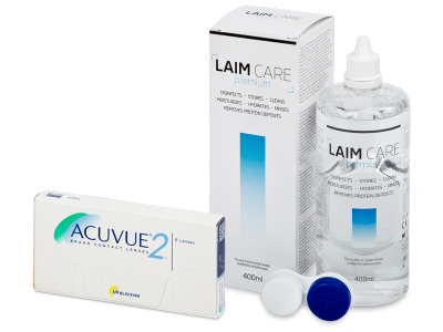 Acuvue 2 (6 kom leća) + Laim-Care 400 ml