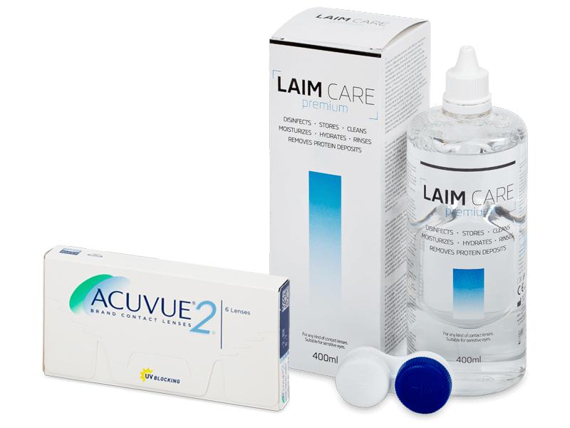 Acuvue 2 (6 kom leća) + Laim-Care 400 ml - Ponuda paketa