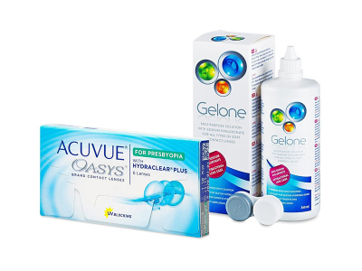 Acuvue Oasys for Presbyopia (6 kom leća) + Gelone 360 ml