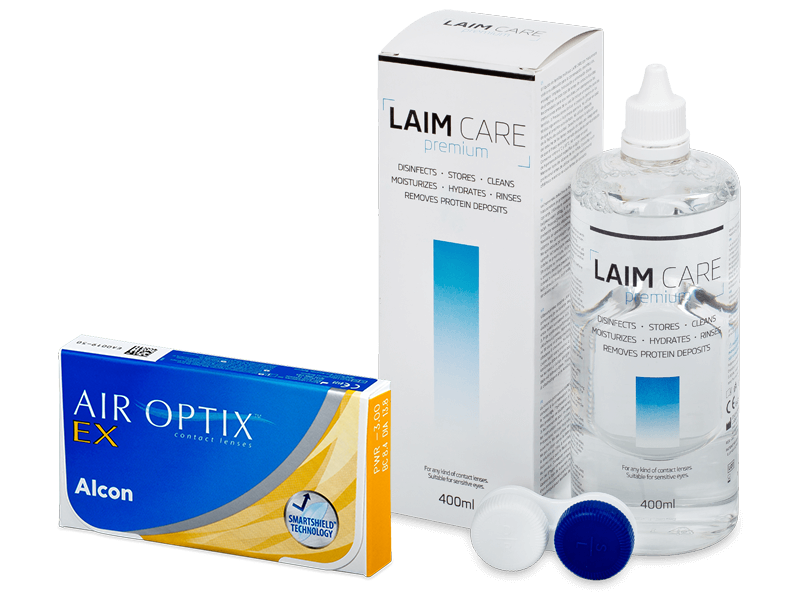 Air Optix EX (3 kom leća) + Laim-Care 400 ml - Ponuda paketa