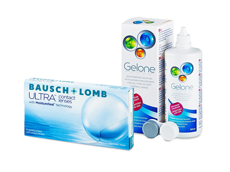 Bausch + Lomb ULTRA (6 kom leća) + Gelone 360 ml