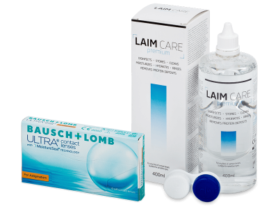 Bausch + Lomb ULTRA for Astigmatism (6 kom leća) + Laim-Care 400 ml