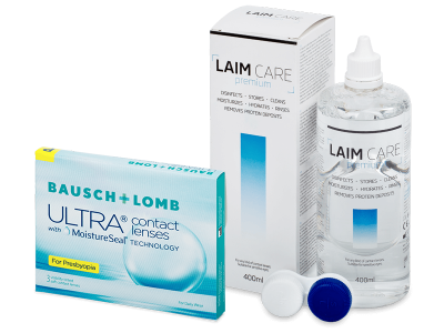 Bausch + Lomb ULTRA for Presbyopia (3 kom leća) + Laim-Care 400 ml