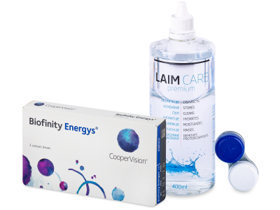 Biofinity Energys (3 kom leća) + Laim-Care 400 ml