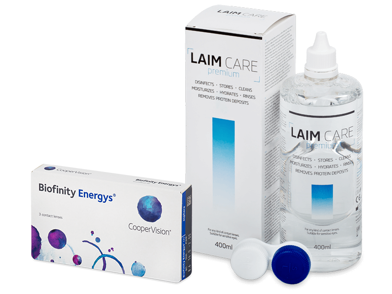 Biofinity Energys (3 kom leća) + Laim-Care 400 ml - Ponuda paketa