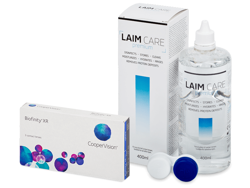 Biofinity XR (3 kom leća) + Laim-Care 400 ml - Ponuda paketa