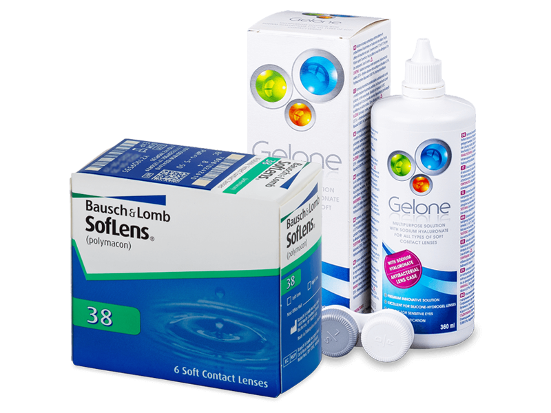 SofLens 38 (6 kom leća) + Gelone 360 ml - Ponuda paketa