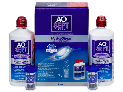 Otopina AO SEPT PLUS HydraGlyde 2x360 ml  - Ekonomično duplo pakiranje otopine