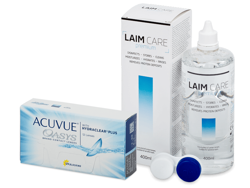 Acuvue Oasys (12 kom leća) + Laim-Care 400 ml - Ponuda paketa