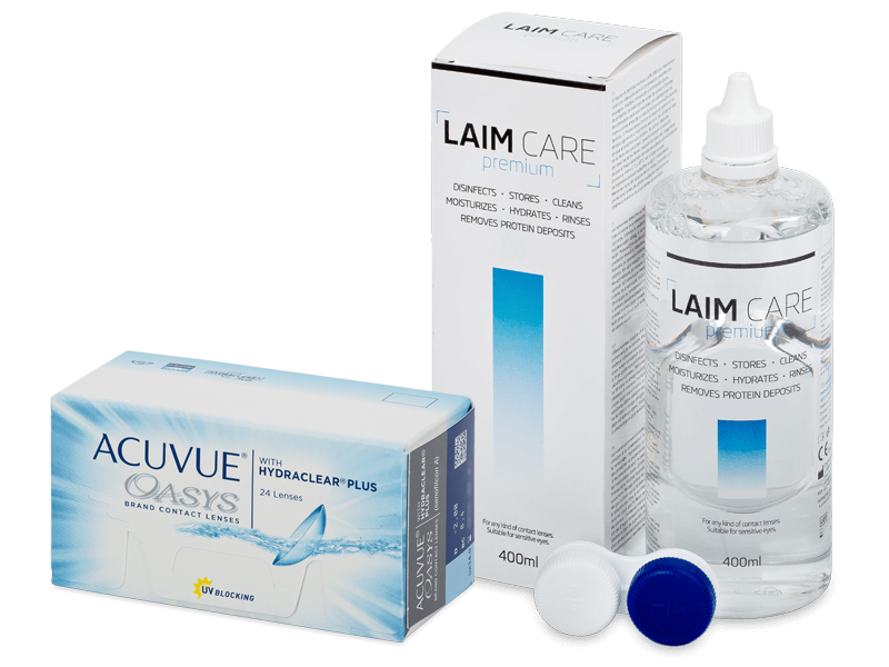 Acuvue Oasys (24 kom leća) + Laim-Care 400 ml - Ponuda paketa