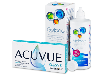 Acuvue Oasys with Transitions (6 kom leća) + Gelone 360 ml