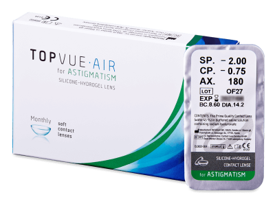 TopVue Air for Astigmatism (1 leća) - Torične kontaktne leće