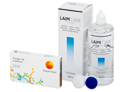 Proclear Multifocal XR (6 kom leća) + Laim-Care 400 ml