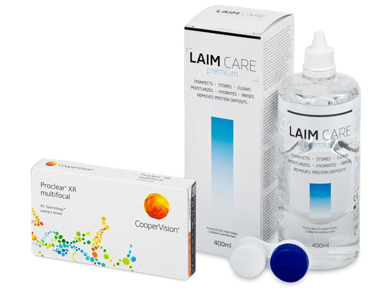 Proclear Multifocal XR (6 kom leća) + Laim-Care 400 ml - Ponuda paketa