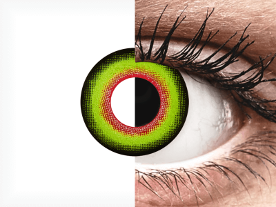 ColourVUE Crazy Lens - Mad Hatter - jednodnevne leće bez dioptrije (2 kom leća)
