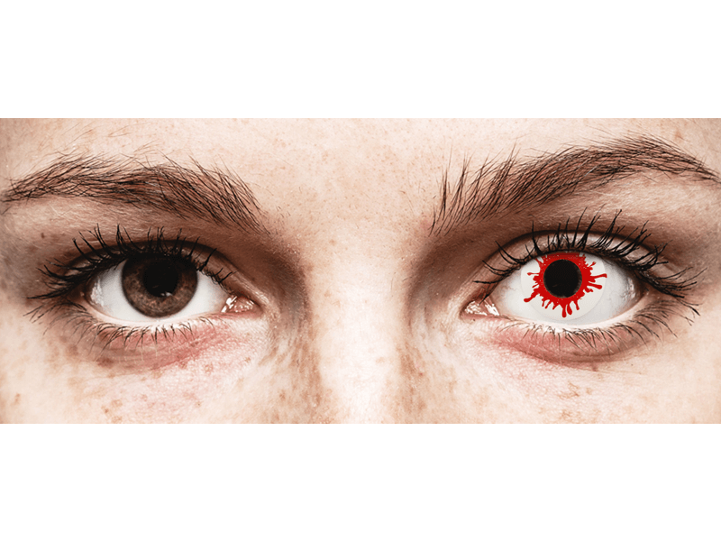 ColourVUE Crazy Lens - Wild Blood - jednodnevne leće bez dioptrije (2 kom leća)
