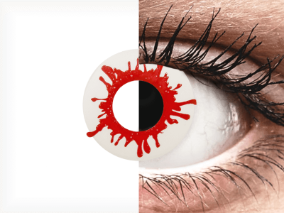 ColourVUE Crazy Lens - Wild Blood - jednodnevne leće bez dioptrije (2 kom leća)