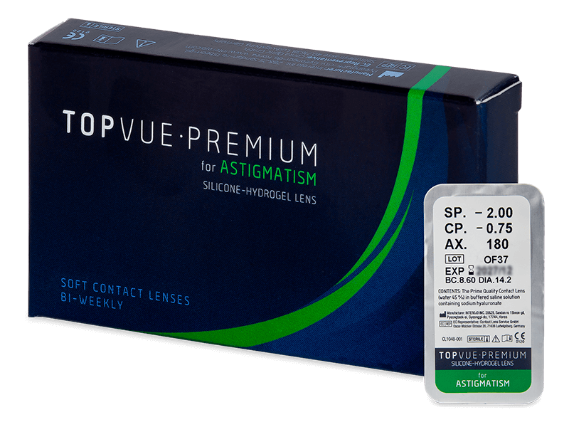 TopVue Premium for Astigmatism (1 leća) - Torične kontaktne leće