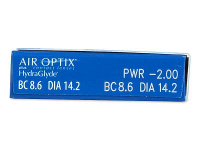 Air Optix plus HydraGlyde (3 kom leća) - Pregled parametara leća