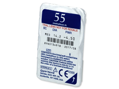 Frequency 55 (6 kom leća) - Pregled blister pakiranja 