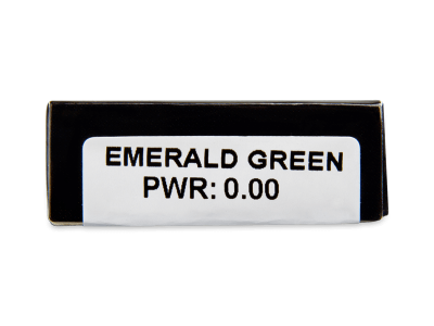 CRAZY LENS - Emerald Green - jednodnevne leće bez dioptrije (2 kom leća) - Pregled parametara leća