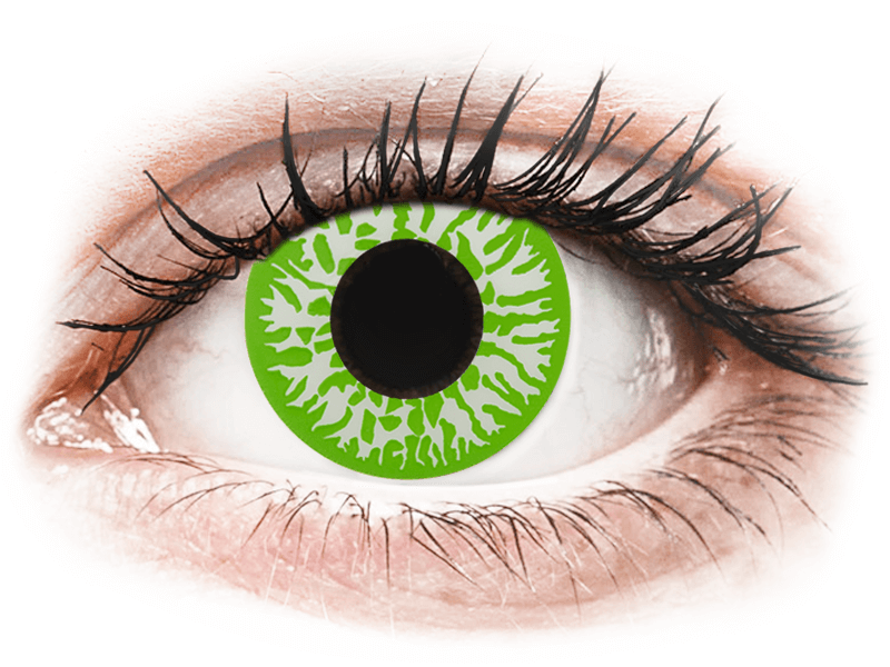CRAZY LENS - Joker - jednodnevne leće bez dioptrije (2 kom leća) - Kontaktne leće u boji