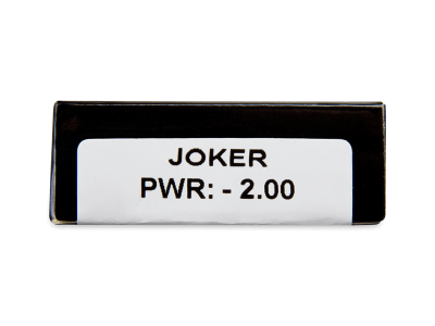 CRAZY LENS - Joker - jednodnevne leće dioptrijske (2 kom leća) - Pregled parametara leća
