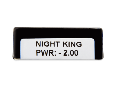 CRAZY LENS - Night King - jednodnevne leće dioptrijske (2 kom leća) - Pregled parametara leća
