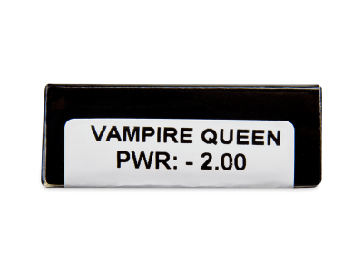 CRAZY LENS - Vampire Queen - jednodnevne leće dioptrijske (2 kom leća) - Pregled parametara leća