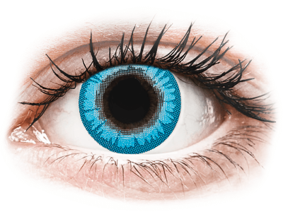 CRAZY LENS - White Walker - jednodnevne leće dioptrijske (2 kom leća) - Kontaktne leće u boji