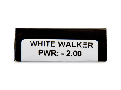 CRAZY LENS - White Walker - jednodnevne leće dioptrijske (2 kom leća) - Pregled parametara leća