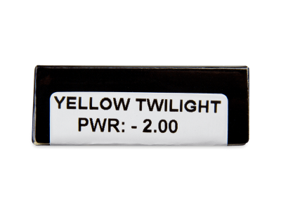 CRAZY LENS - Yellow Twilight - jednodnevne leće dioptrijske (2 kom leća) - Pregled parametara leća