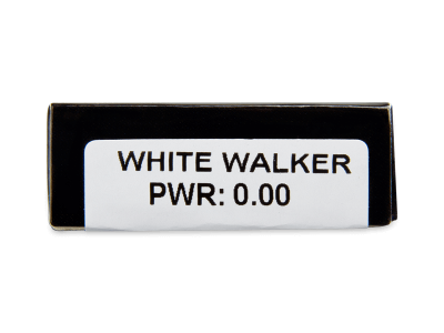 CRAZY LENS - White Walker - jednodnevne leće bez dioptrije (2 kom leća) - Pregled parametara leća