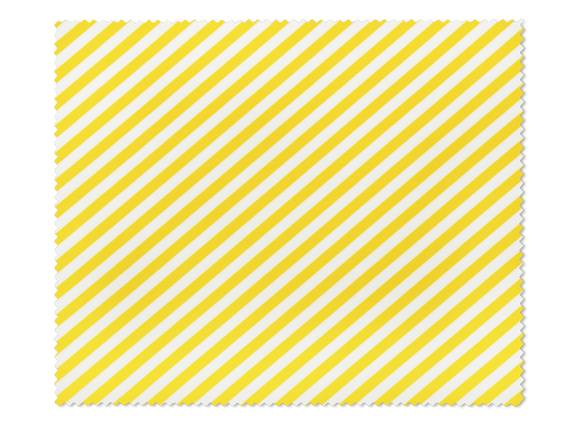 Krpica za čišćenje naočala - žute i bijele crte 