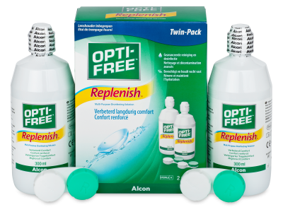 Otopina OPTI-FREE RepleniSH 2 x 300 ml  - Economy duo pack- solution