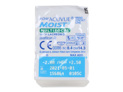 1 Day Acuvue Moist Multifocal (30 kom leća) - Blister pack preview 