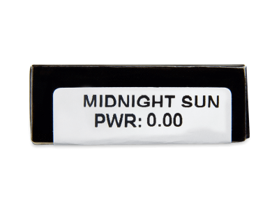 CRAZY LENS - Midnight Sun - jednodnevne leće bez dioptrije (2 kom leća) - Pregled parametara leća