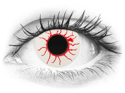 CRAZY LENS - Red Viper - jednodnevne leće bez dioptrije (2 kom leća)