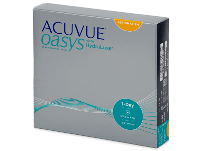 Acuvue Oasys 1-Day with HydraLuxe for Astigmatism (90 kom leća) - Torične kontaktne leće