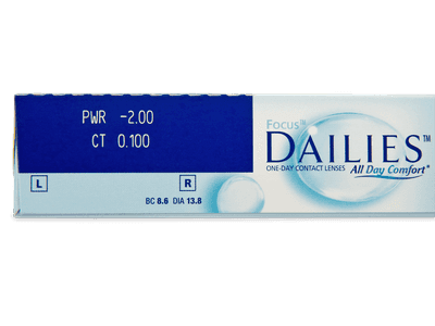 Focus Dailies All Day Comfort (90 kom leća) - Pregled parametara leća