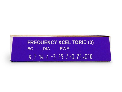 FREQUENCY XCEL TORIC (3 kom leća) - Pregled parametara leća