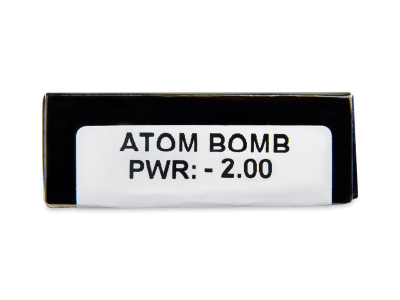 CRAZY LENS - Atom Bomb - jednodnevne leće dioptrijske (2 kom leća) - Pregled parametara leća