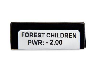 CRAZY LENS - Forest Children - jednodnevne leće dioptrijske (2 kom leća) - Pregled parametara leća